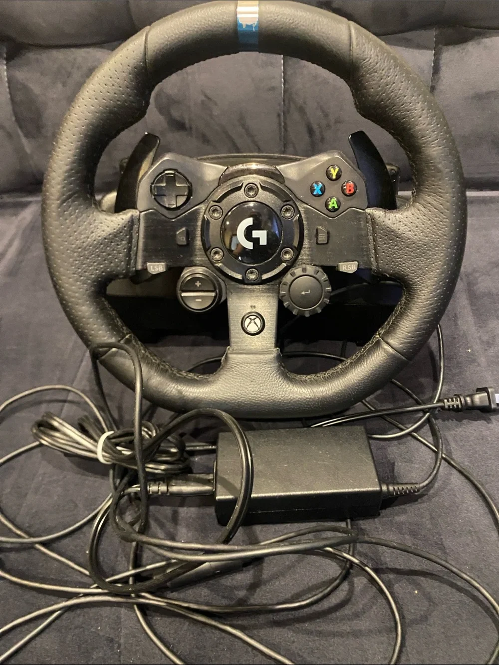 Logitech Black Xbox-Compatible Racing Wheel Controller